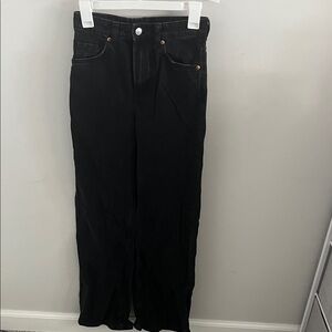 H&M Black Straight Leg Women's Jeans